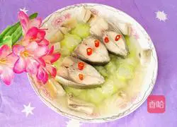 Illustration of how to make steamed loofah 11