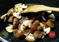 Illustration of making mushroom oil tofu 6