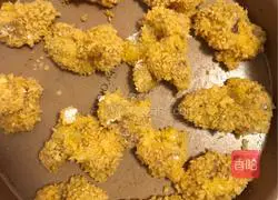 Illustration of how to make golden pork cubes 8