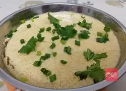 Illustration of how to cook meat patties and steamed eggs 5