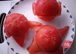 Illustration of how to make scrambled eggs with tomatoes 5