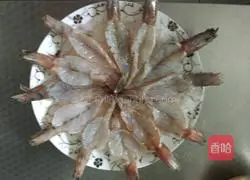 Illustration of how to make garlic vermicelli shrimp 4