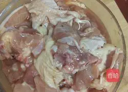 Illustration of how to make cucumber fried chicken 2