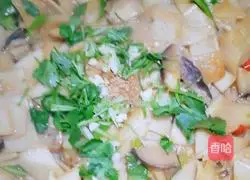 Illustration of spicy fried king oyster mushrooms 5