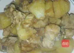 Illustration of how to make potato stewed pork ribs 1
