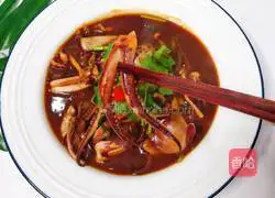 Illustration of how to cook squid in sauce 6