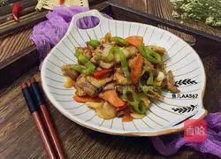 Illustration of how to cook pork belly with pepper and carrot 12