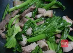 Illustration of how to make stir-fried meat with spring vegetables 5