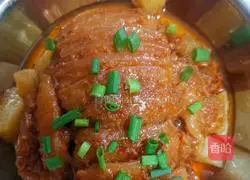 Illustration of how to make steamed pork with potato flour 5