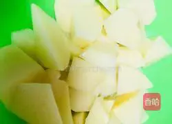 Illustration of how to make steamed mutton with rice flour 1