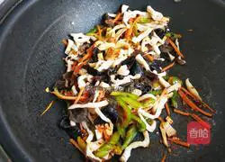 Illustration of how to make fish-flavored king oyster mushroom 9