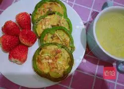 Illustration of how to make granular noodles and pepper rings 8