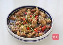 Illustration of how to make steamed chicken wings with black bean sauce 7