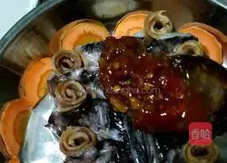 Chopped pepper cod bacon Illustration of how to make a roll 5