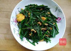 Illustration of how to make eggs and chives with moss 5