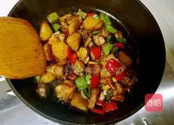 Illustration of how to make stir-fried chicken nuggets 16