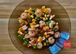 Illustration of how to make three-color shrimp 13