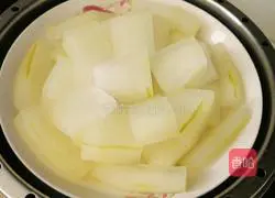 Illustration of how to make steamed winter melon fish 7