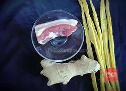 Illustration of how to make braised pork with yuba 1