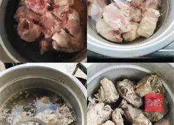 Stewed Large Bone Bones in Spicy Sauce Illustration of how to do it 1