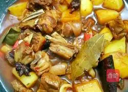 Illustrated recipe for spiced mutton 10