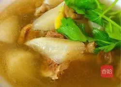 Illustration of how to make beef brisket stewed with radish 8