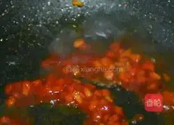 Illustration of how to make steamed meatballs with tomato juice 11