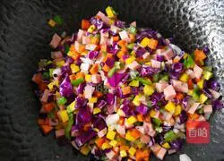 Illustration of how to make fried rice with seasonal vegetables 6