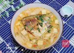 Illustration of how to make fish head stew with tomato sauce 19