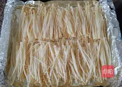 Roasted Enoki Mushroom Recipe Illustration 1