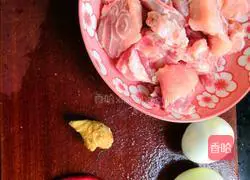 Illustration of how to make pork ribs and roasted eggs 1