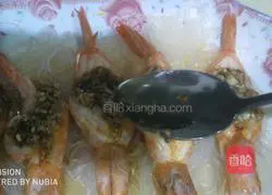 Illustration of how to make garlic vermicelli with open side shrimp 14