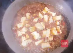 Illustration of how to cook minced meat and tofu 7