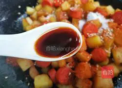 Cumin ham, diced potatoes recipe 12