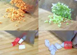 Illustration of how to make spicy seafood rolls 1