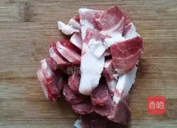 Illustration of how to make organic cauliflower fried meat 1