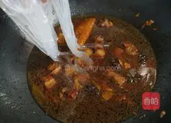 #Hebei cuisine#Pork stewed vermicelli recipe illustration 19