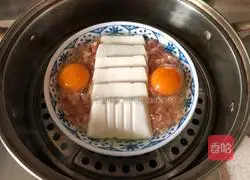 Illustration of how to make tofu with eggs 6