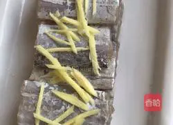 (Steamed vegetables) Illustration of steamed hairtail 4