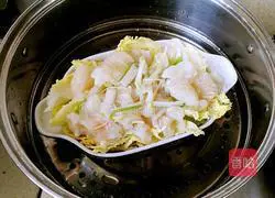 Illustration of how to make basa fish and steamed baby cabbage 6