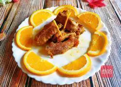 Illustration of how to make orange-flavored pork ribs 14