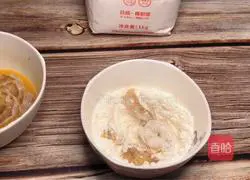 Illustration of how to make shrimp balls with mustard sauce 6