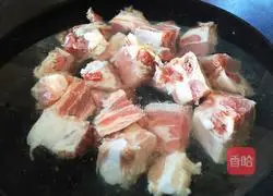 Potatoes with ribs Illustration of how to make stewed beans 3