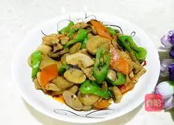 Illustration of how to make fried pork slices with mushrooms 11