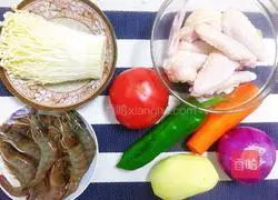 Illustration of three-juice stew pot 1