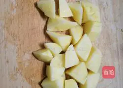 Potatoes and braised pork rinds Illustration of how to do it 1