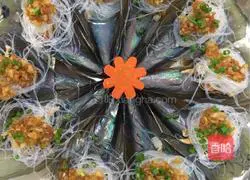 Illustration of how to make garlic scallops 6