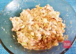 Illustration of how to make potato meatloaf and steamed eggs 6