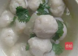 Illustration of how to make fish ball soup 14