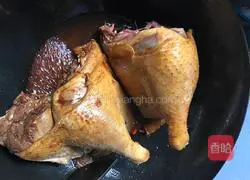 Illustration of how to make soy sauce duck 4